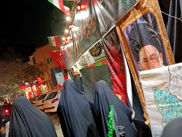 برپایی موکب دختران بصیرا در بجنورد 