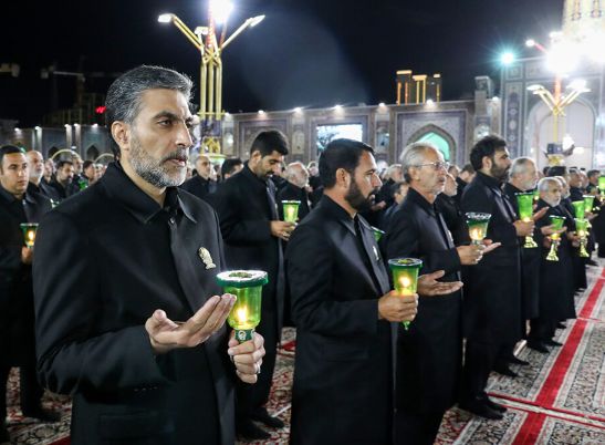 آیین خطبه خوانی در حرم مطهر رضوی آغاز شد