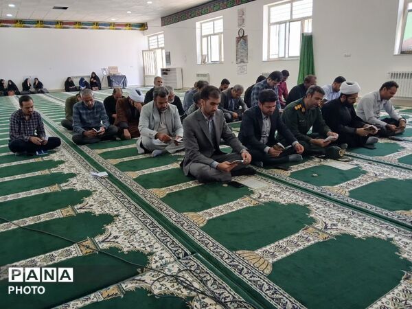 تجدید میثاق فرهنگیان شهرستان خوسف با آرمان‌های آقای شهید ایران