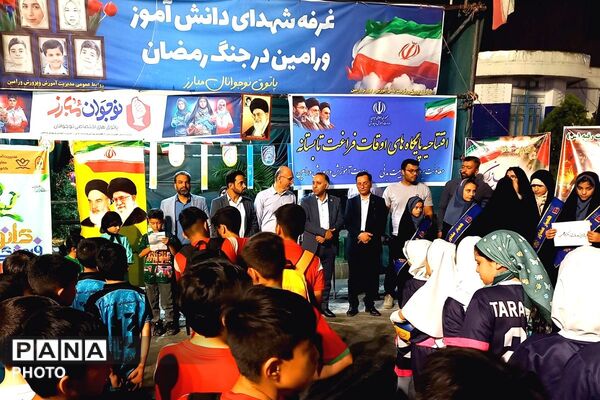 افتتاح پایگاه‌های اوقات فراغت تابستانی با شعار «هر دانش‌آموز یک مهارت» در شهرستان ورامین