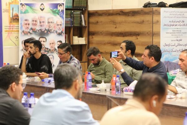 نشست خبری رئیس هیات امنا و مدیر روابط عمومی آستان حضرت سلطانعلی(ع) و اصحاب رسانه