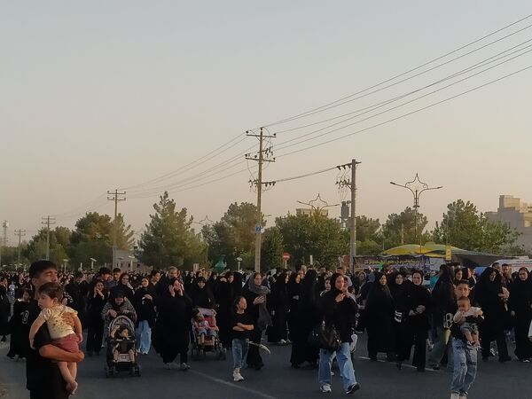 پیاده روی جاماندگان اربعین در کاشمر