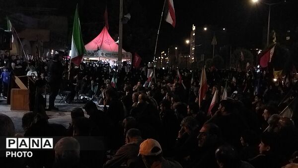 مراسم شب دوم محرم در بلوار فضل نیشابور-۱