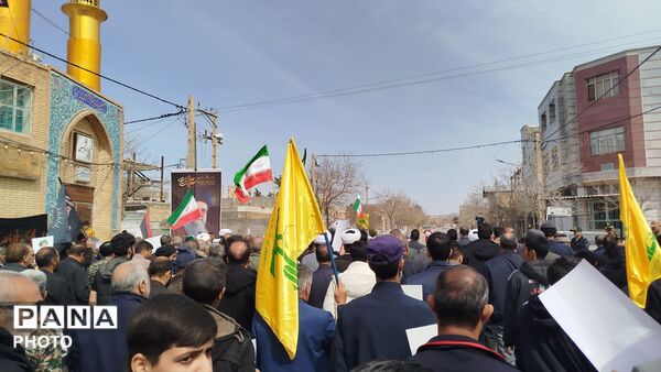 قیام مردم صفی آباد علیه استکبار در روز جهانی قدس
