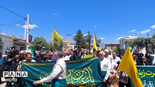 کاروان «در پناه خورشید» میهمان رزق‌آباد کاشمر شد