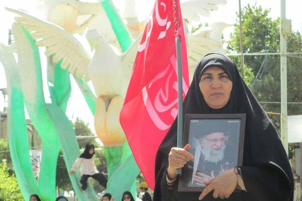 جاماندگان از قافله عشق؛ راهپیمایی اربعین حسینی در اسفراین 