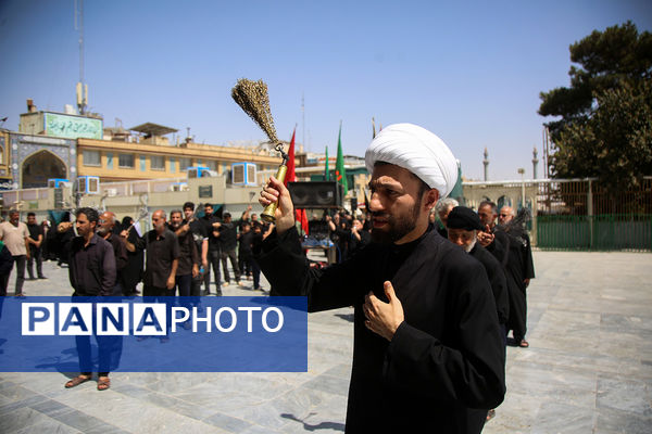 مراسم عزاداری سالروز شهادت امام حسن عسگری(ع) در قم