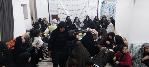عطر صبر زینب در جمع معتکفان مسجد جامع