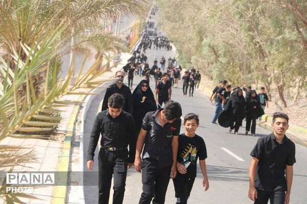 شور حسینی جاماندگان اربعین در فهرج
