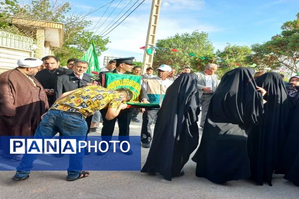 استقبال از خادمان حرم مطهر امام رضا( ع) در شهرستان فاروج 