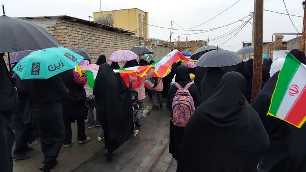 برگزاری مراسم راهپیمایی قدس در روستاهای صرم و جعفرآباد قم