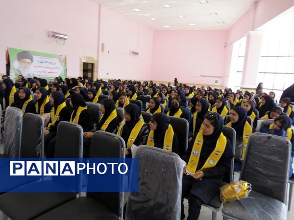 اردوی تمشک دختران بجنورد در اردوگاه شهید چمران 