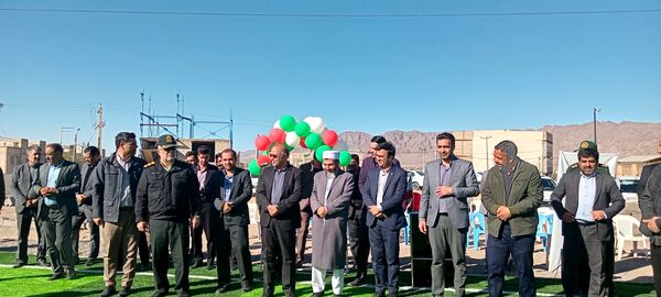  آیین افتتاح طرح شهید سردار سلیمانی در باخرز