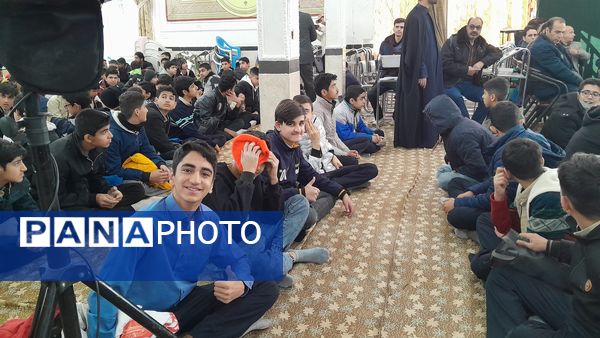 عزاداری شهادت حضرت فاطمه زهرا(س) در دبیرستان ابوریحان یک نیشابور