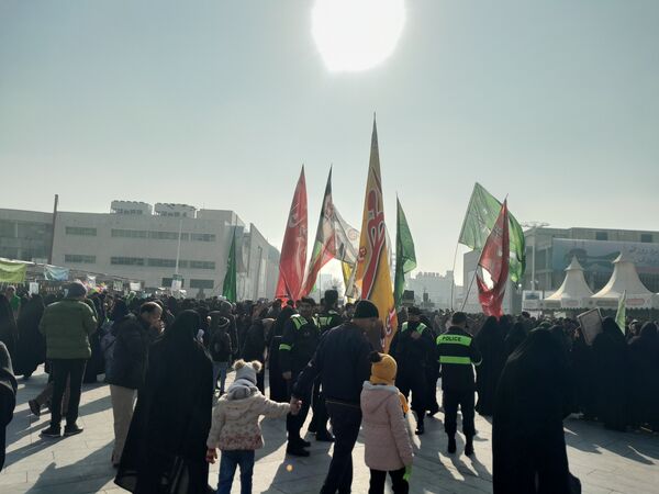 اجتماع عظیم منتظران ظهور به مناسبت نیمه‌ شعبان در مشهد 