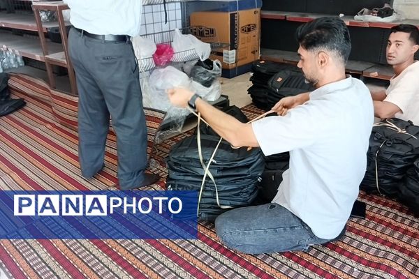 700 کیف پر از امید، هدیه خیر شهرستان قدس برای دانش آموزان نیازمند