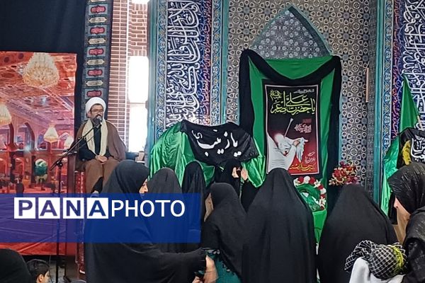 مراسم شیرخوارگان حسینی در منطقه پردیس 