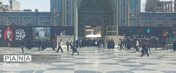 خادم حضرت خورشید به آغوش حرم باز آمد