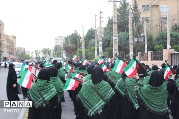 رزمایش اقتدار جان فدای دختران شهرستان ملارد