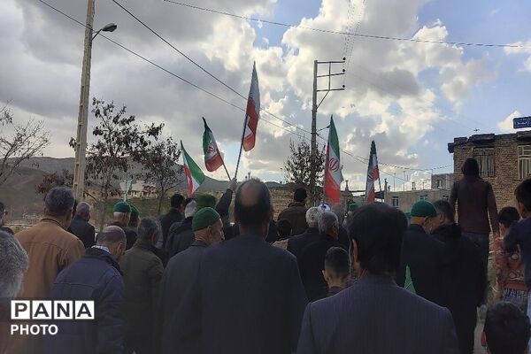 راهپیمایی اربعین شهادت قائد امت در شهر بار نیشابور-۲