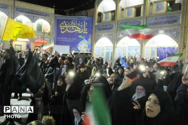 قیامِ بصیرت در سوگِ مقتدا؛ تجمع تاریخی و حداکثری مردم پیشوا در پی شهادت رهبر انقلاب