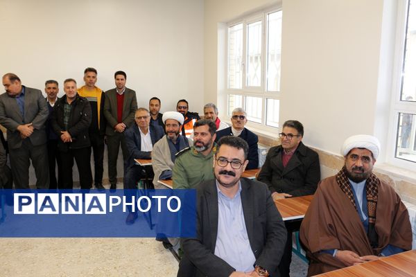 افتتاح دبیرستان متوسطه اوّل ۴ کلاسه «مصیب جلالی» در روستای دهنه اخلمد چناران