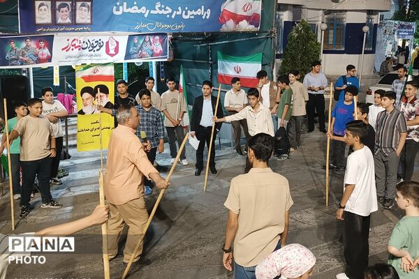 از تفسیر نهج‌البلاغه تا شورِ رجزخوانی، ضیافت دانش‌آموزان مدرسه نمونه رشد در موکب آموزش و پرورش