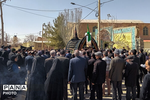 نخل‌برداری بنادکوک‌دیزه در سوگ امام علی (ع)