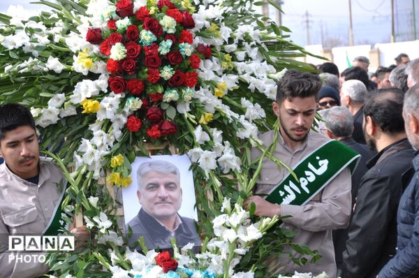 تشییع پیکر مطهر پنج شهید مدافع وطن اهل مرند در دریای خروشان مشتاقان شهادت 