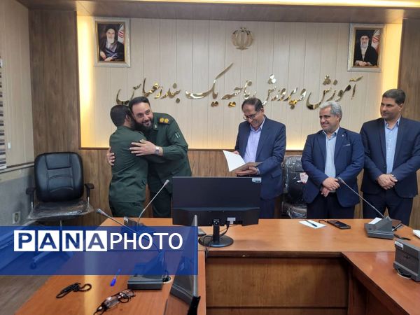 تودیع و معارفه مسئول بسیج دانش‌‌آموزی برادران ناحیه یک بندرعباس