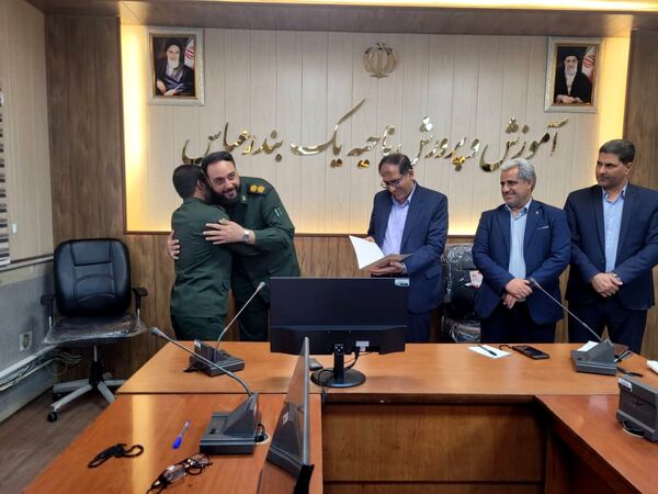 تودیع و معارفه مسئول بسیج دانش‌‌آموزی برادران ناحیه یک بندرعباس