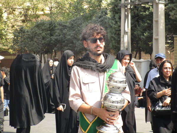 برگزاری مراسم جاماندگان اربعین حسینی در امامزاده حسن (ع) کرج 