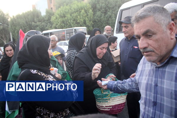 پیاده‌روی جاماندگان اربعین حسینی در بوشهر