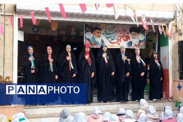 جشن دهه فجر و اعیاد شعبانیه در مدرسه عطر کوثر پردیس