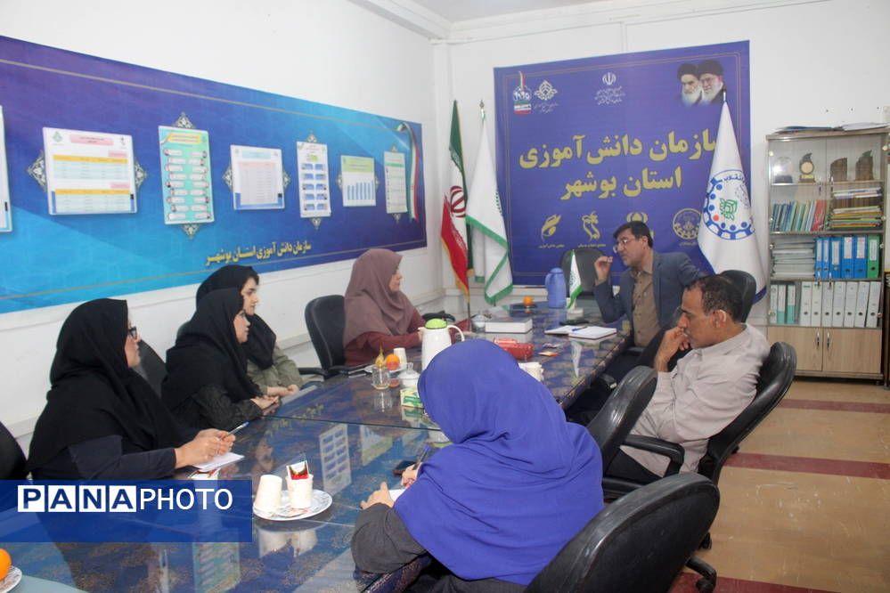 جلسه برنامه‌ریزی سازمان دانش‌آموزی استان بوشهر