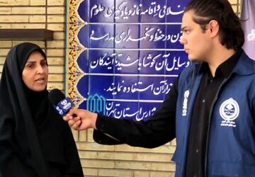 اسکان زائران خوزستانی در دبیرستان شهید بهشتی ناحیه دو شهرری 