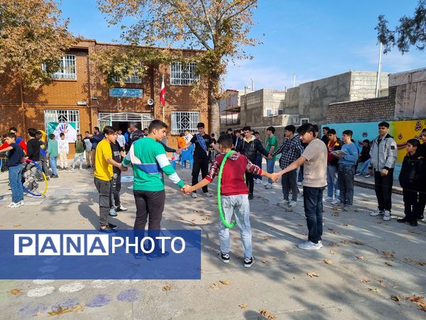 لیگ مدرسه‌ای بازی‌های تاما در دبیرستان نمونه دولتی پژوهش آشخانه 