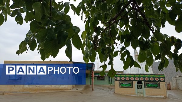 اولین بارش تابستانه در روستای کینک