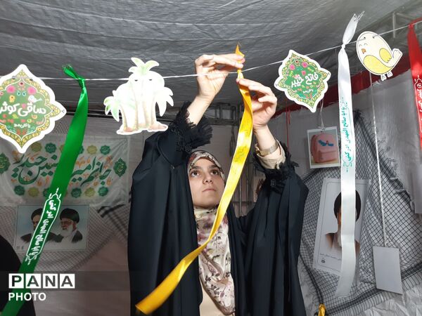 آماده‌سازی موکب‌های جشن ولایت به همت سازمان دانش‌آموزی رباط‌کریم