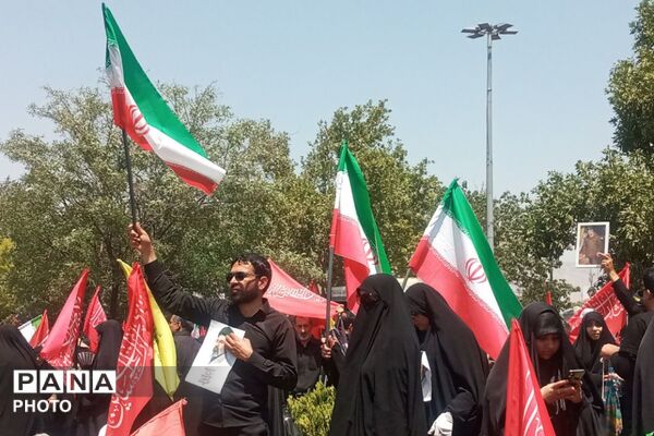تهران از لنز دوربین خبرنگاران پانا شهرستان قدس در سوگ رهبر شهید انقلاب