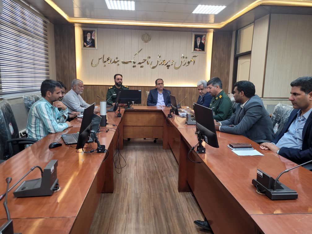 تودیع و معارفه مسئول بسیج دانش‌‌آموزی برادران ناحیه یک بندرعباس