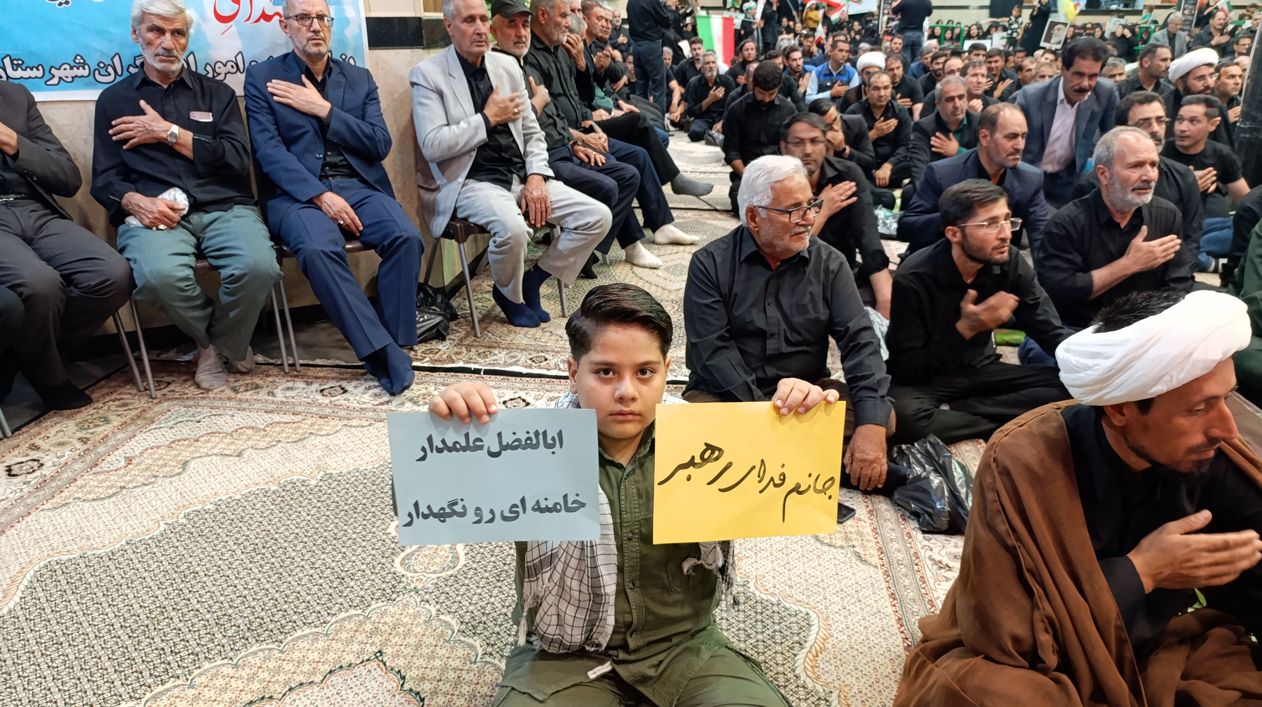 ملکان در سوگ شهدا؛ فریاد وحدت علیه جنایت صهیونیستی