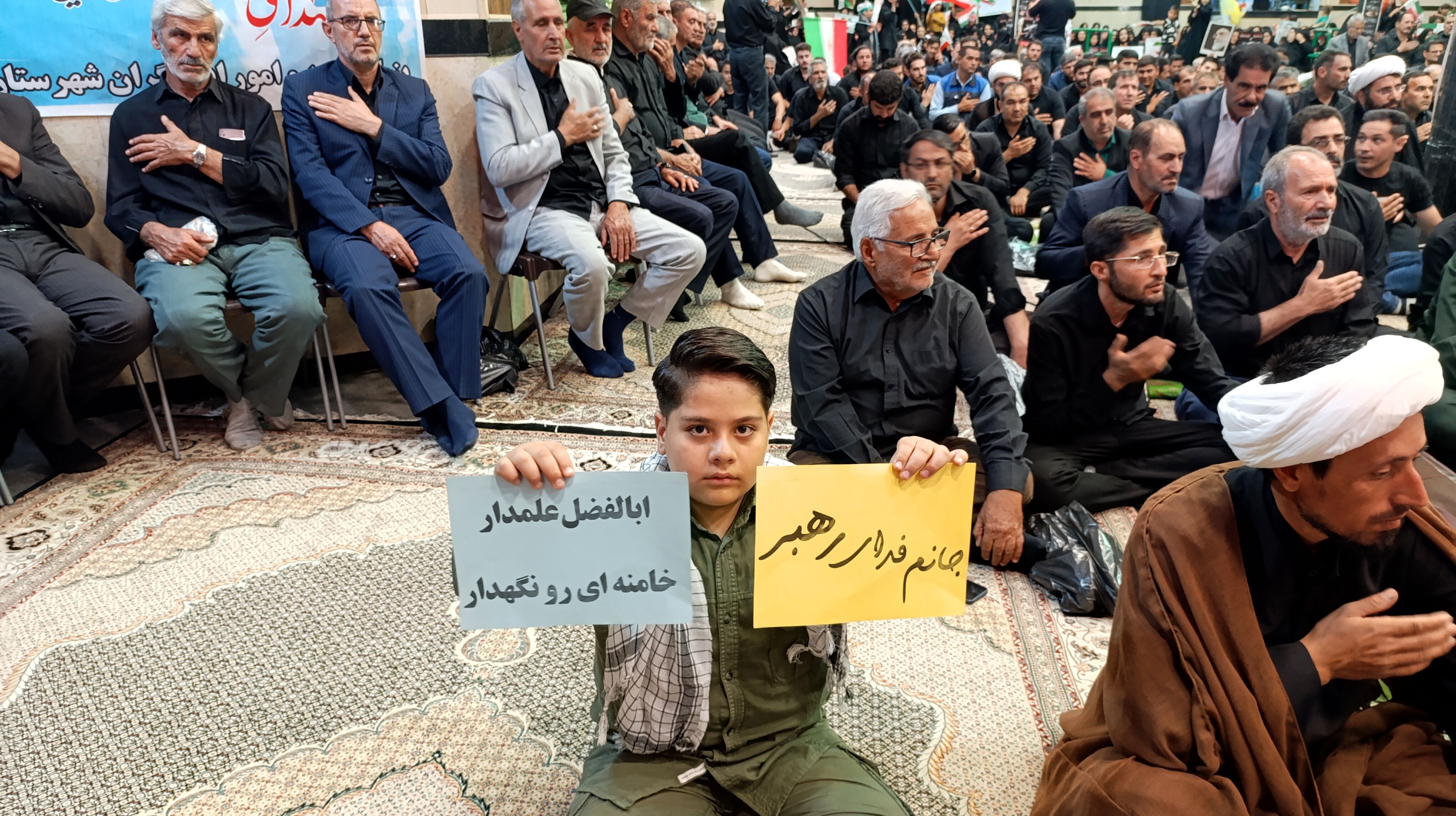 ملکان در سوگ شهدا؛ فریاد وحدت علیه جنایت صهیونیستی