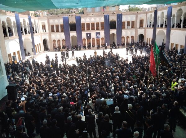 عزاداری هیات بیرجند در حسینیه امام رضا (ع) 