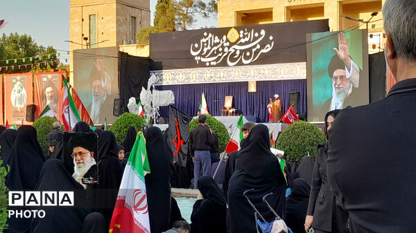 اجتماع بزرگ عزاداران امام شهید آیت‌الله العظمی سید‌علی حسینی خامنه‌ای «ره» در میدان امام حسین«ع»اصفهان