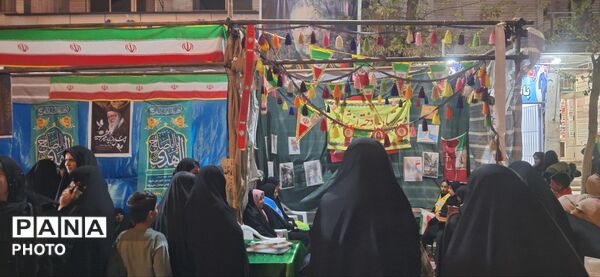 برپایی موکب سازمان دانش‌آموزی همراه با بسیج دانش‌آموزی در شهرستان فارسان
