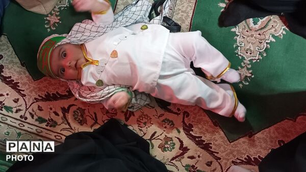 مراسم شیرخوارگان حسینی در مهدیه معلا شهر میلاجرد