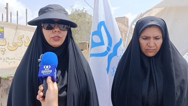 برپایی موکب توسط دانش‌آموزان در آشخانه