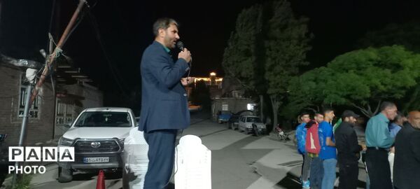شکوه بصیرت  مردم ولایت مدار شهر بار برای دفاع از وطن 