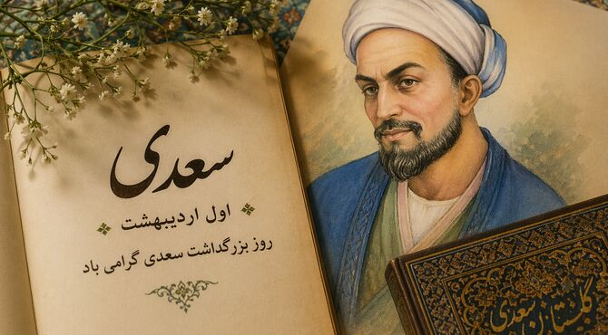 سعدی؛ صدای ماندگار اخلاق و انسانیت در گذر قرن‌ها